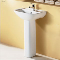 KRACK LARA Pedestal Basin And Lara Ivory Pedestal Basin