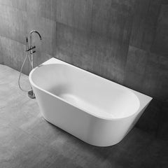 PERFECT Back to Wall Bath in Gloss White or Matte Black & SPA-BATH 1300,1400, 1500 AND 1700
