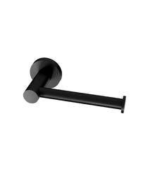 Innova Round Toilet Roll Holder - Matte Black