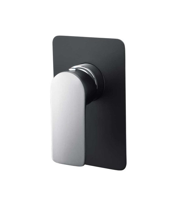 Ascent Shower/Bath Mixer, Matte Black/Chrome