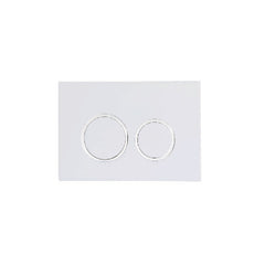 KDK Round Flush Plate & Buttons White