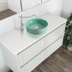Fienza Reba Tiffany Above Counter Basin - Green