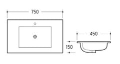 ST-750 Under Counter Basin