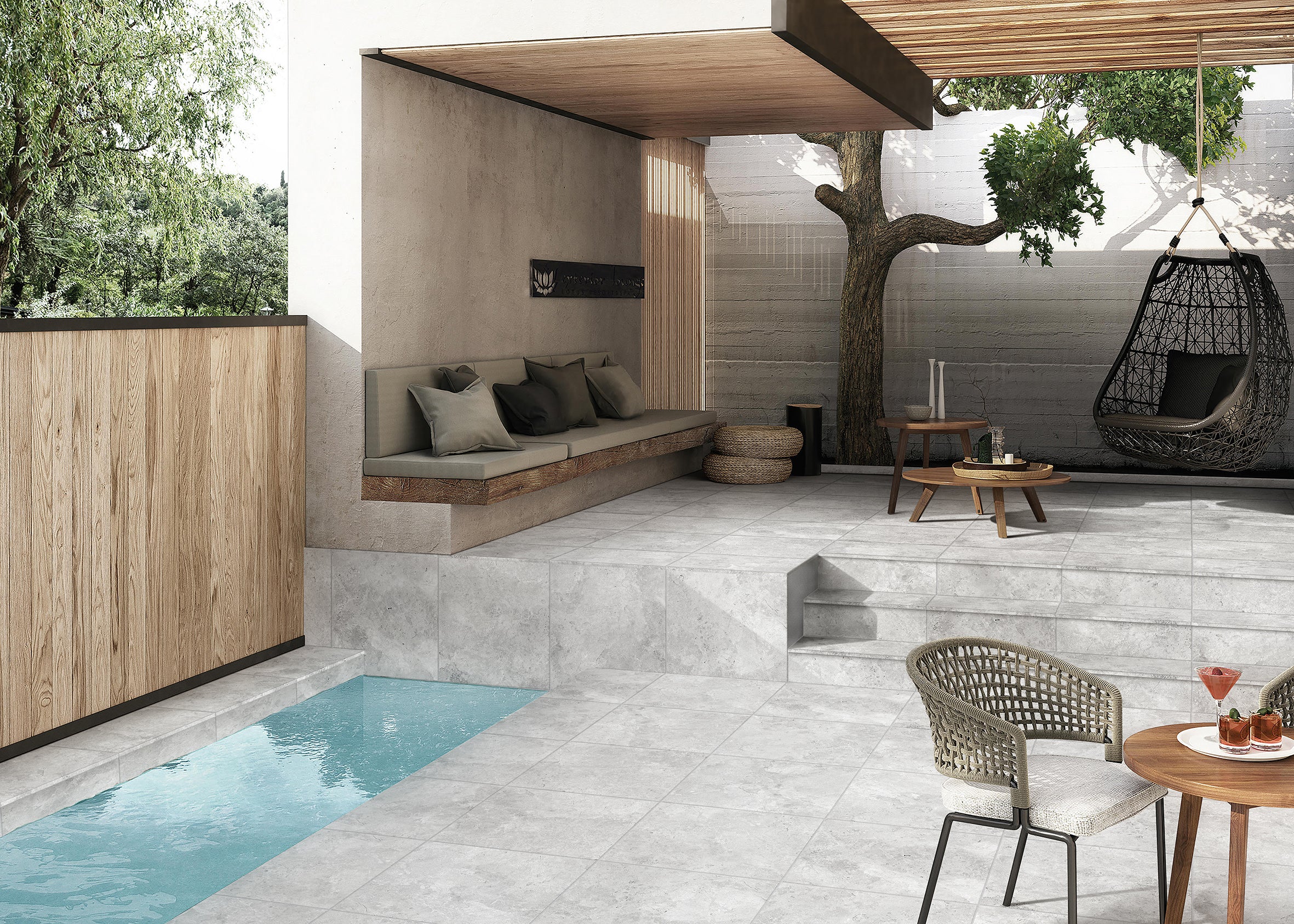KARST-STONE WHITE EXTERNAL 600X600X20