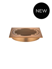 Square Floor Grate Shower Drain 100mm outlet