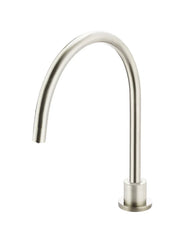 Round Gooseneck High-Rise Swivel Hob Spout