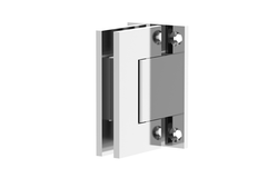 Shower Screen Hinge - Wall to Glass Brushed Brass, Brushed Copper, Brushed Nickel, Matte Black, Matte White, Chrome