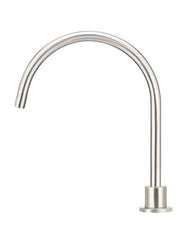 Round Gooseneck High-Rise Swivel Hob Spout