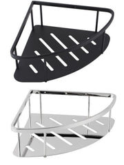 BEN Stainless Steel Shower Shelf in Matte Black and Chrome