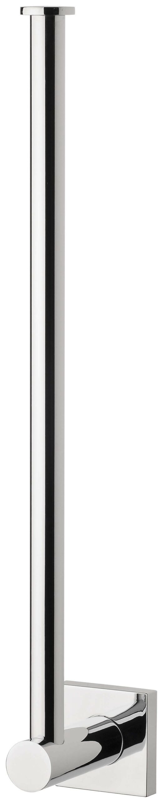 Radii Spare Toilet Roll Holder Square Plate - Chrome