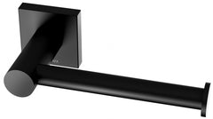 Radii Toilet Roll Holder Square Plate - Matte Black