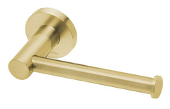 Radii Toilet Roll Holder Round Plate - Brushed Gold