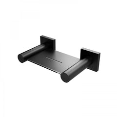 Radii Soap Dish Square Plate - Matte Black