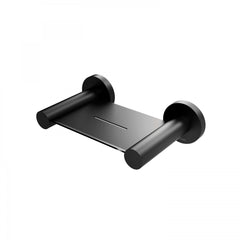 Radii Soap Dish Round Plate - Matte Black