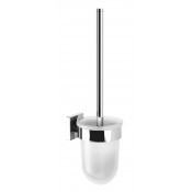 Radii Toilet Brush & Holder Square - Chrome