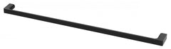 Gloss Single Towel Rail 800mm, Matte Black