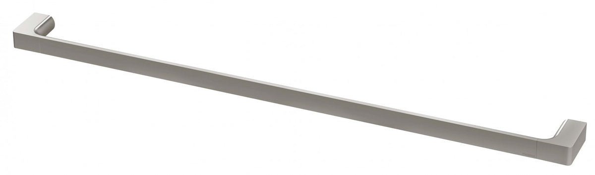 Gloss Single Towel Rail 800mm, Brushed Nickel