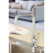Gloss Sink Mixer 200mm Squareline