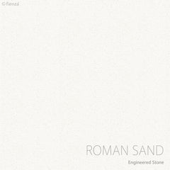 HEBREW Roman Sand 750 + Matte White/Black Fingerpull Wall-Hung
