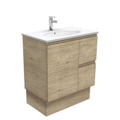 MARY Edge Scandi Oak 750 Wall-Hung/Kickboard Vanity
