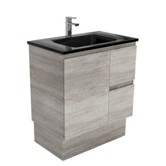 CUBA Black 750 + Edge Industrial Wall-Hung/Kickboard