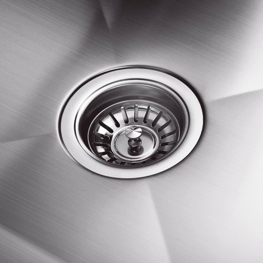 SPECTER Handmade Stainless Steel Under/Topmount Kitchen Laundry Single Sink in Size 700*450*220