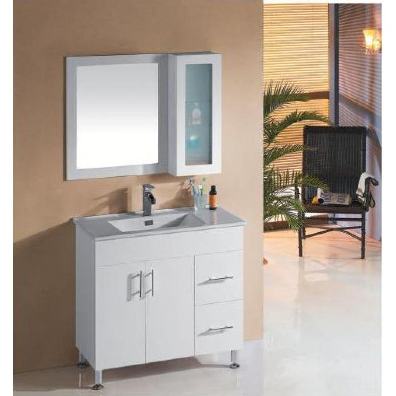 Eliza Series Vanity 900mm G/W