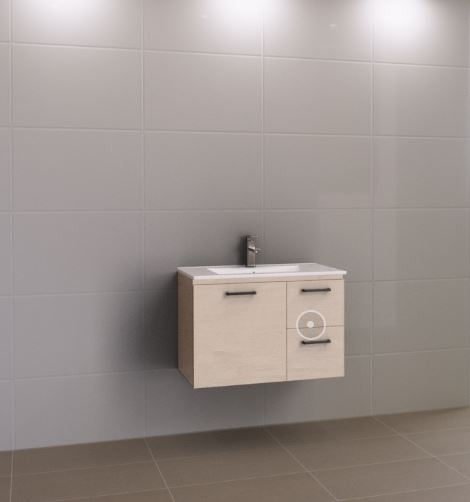 Nevada wall hung vanity 750mm - Timberline