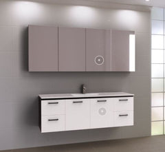 Nevada wall hung vanity 1500mm - Timerline