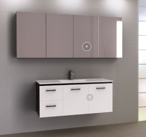 Nevada wall hung vanity 1200mm