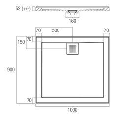 Stonelite ECO 1000x900 Rear Outlet