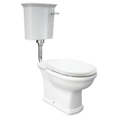 RAK Washington Adjustable Link Toilet Suite Front Lever-White