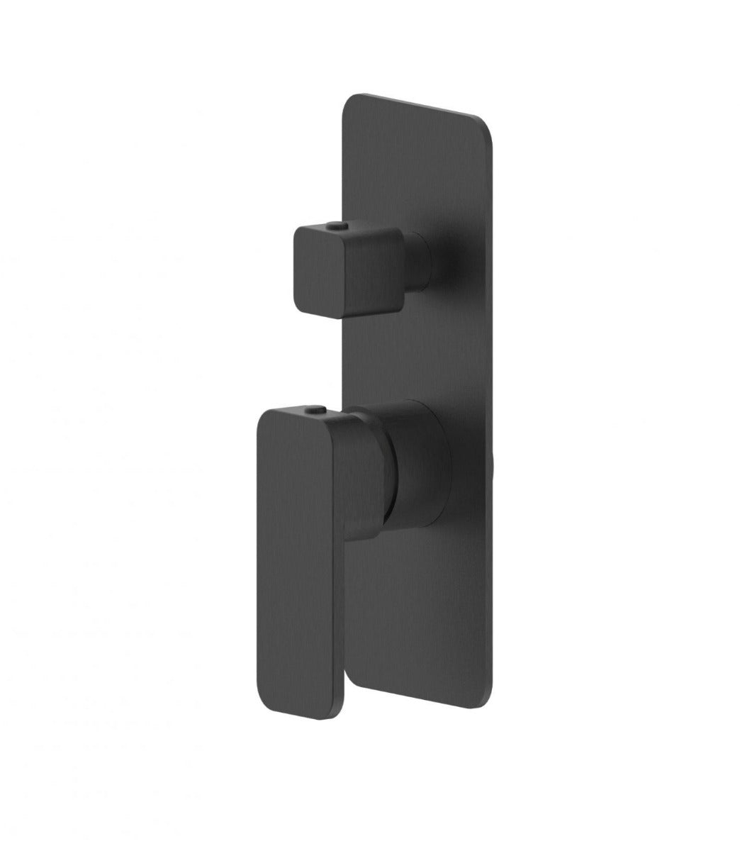 QUADRO PREMIUM Divertor Shower Mixer In Chrome, Matte Black, Brushed Nickel And Brushed Gun Metal