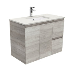 HEBREW Roman Sand 900 + EDGE Industrial/Scandi Oak Wall-Hung
