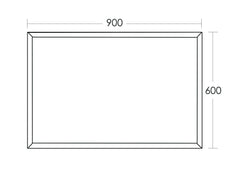 Tennessee Bevelled Edge Mirror 600x900mm