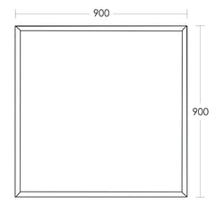 Tennessee Bevelled Edge Mirror 900x900mm