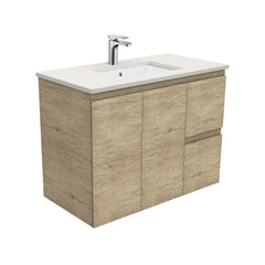HEBREW Roman Sand 900 + EDGE Industrial/Scandi Oak Wall-Hung