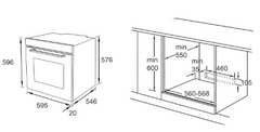 ELECTRIC OVEN - 600MM 9 FUNCTION