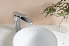 LILLY Basin Mixer Chrome, Matte Black & Chrome,Matte Black