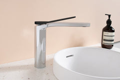 LILLY Basin Mixer Chrome, Matte Black & Chrome,Matte Black