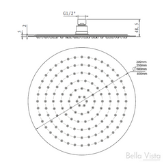 Mica Shower Head