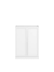 HAMPSHIRE WHITE BASE LAUNDRY CABINET WITH STONE TOP AND SINK 1300X600X900