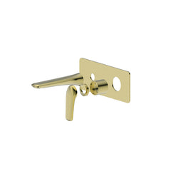 CLARA SQ WALL BASIN/BATH MIXER WITH SPOUT TRIM KIT