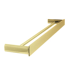 The Galaxy 800mm Double Towel Rail Chrome, Matte Black, Gun metal, Brushed nickel Brushed Gold