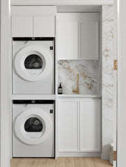 HAMPSHIRE WHITE LAUNDRY KIT 1305X600X2100