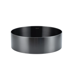 SS Round Basin in Brushed Silver,Gunmetal Grey, Brushed Gold