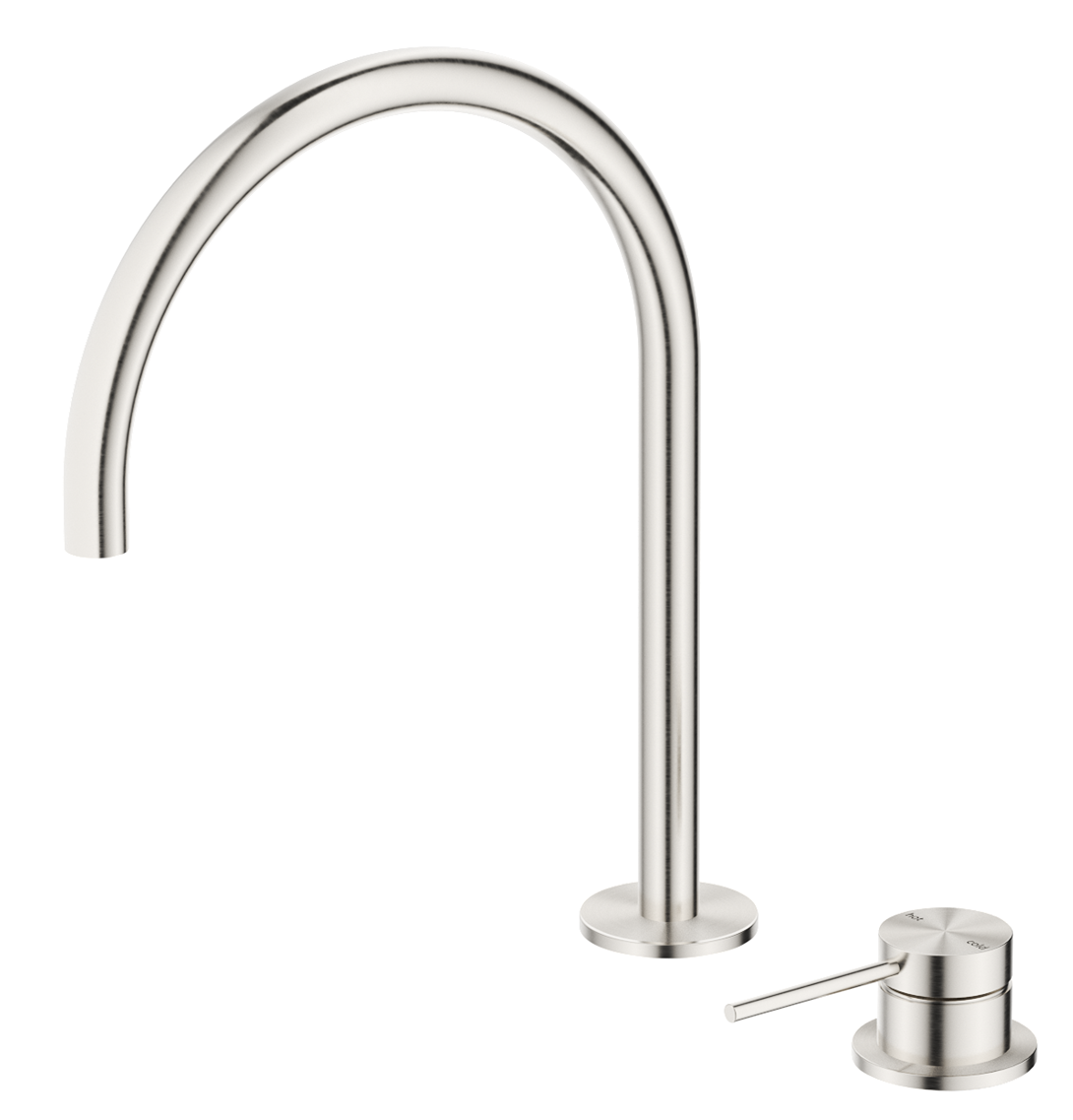 Mica Gooseneck Hob SinkBasin Mixer Set