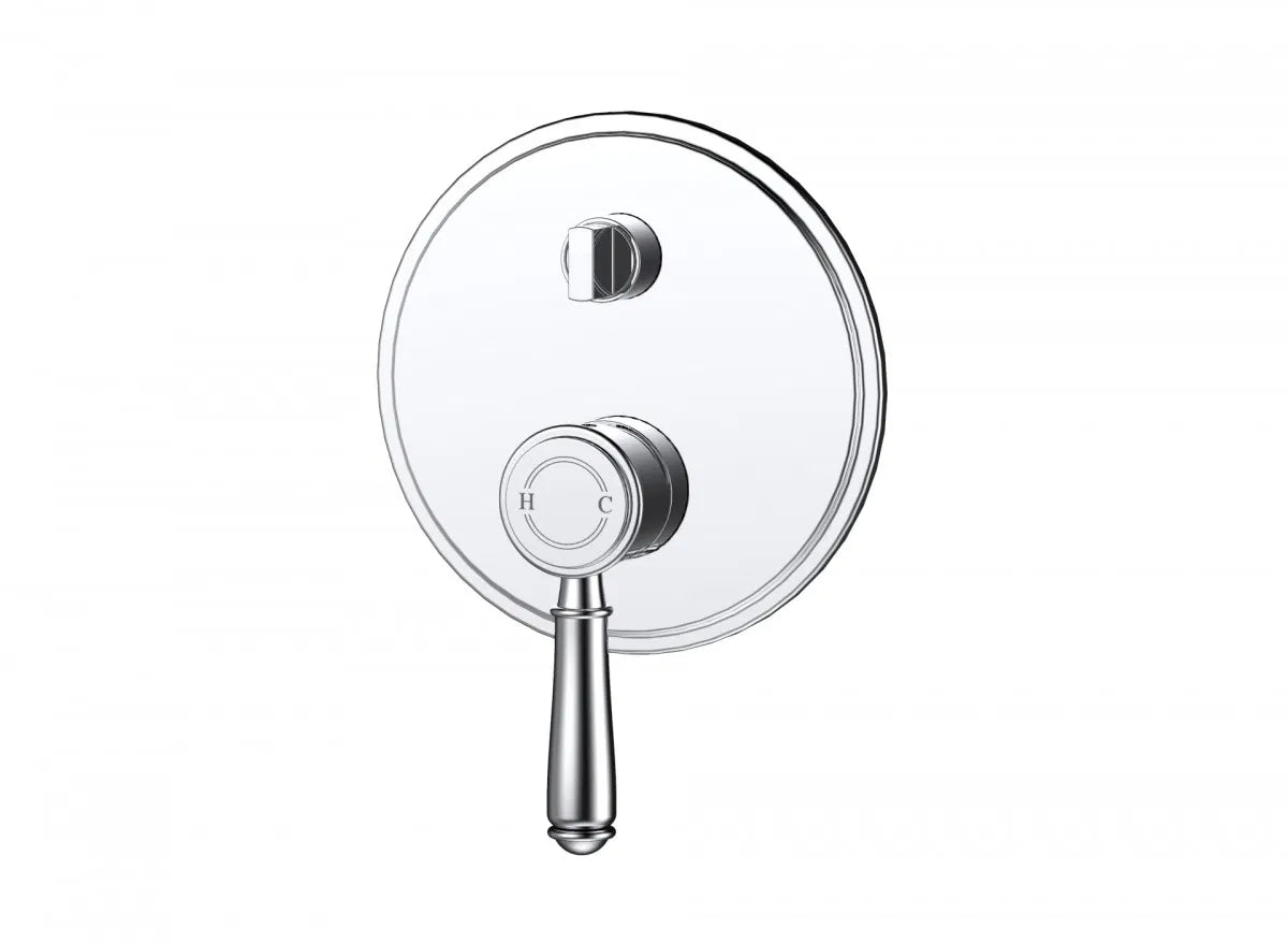 Clasico Shower Mixer with Diverter - Trim Kit - Standard Handle