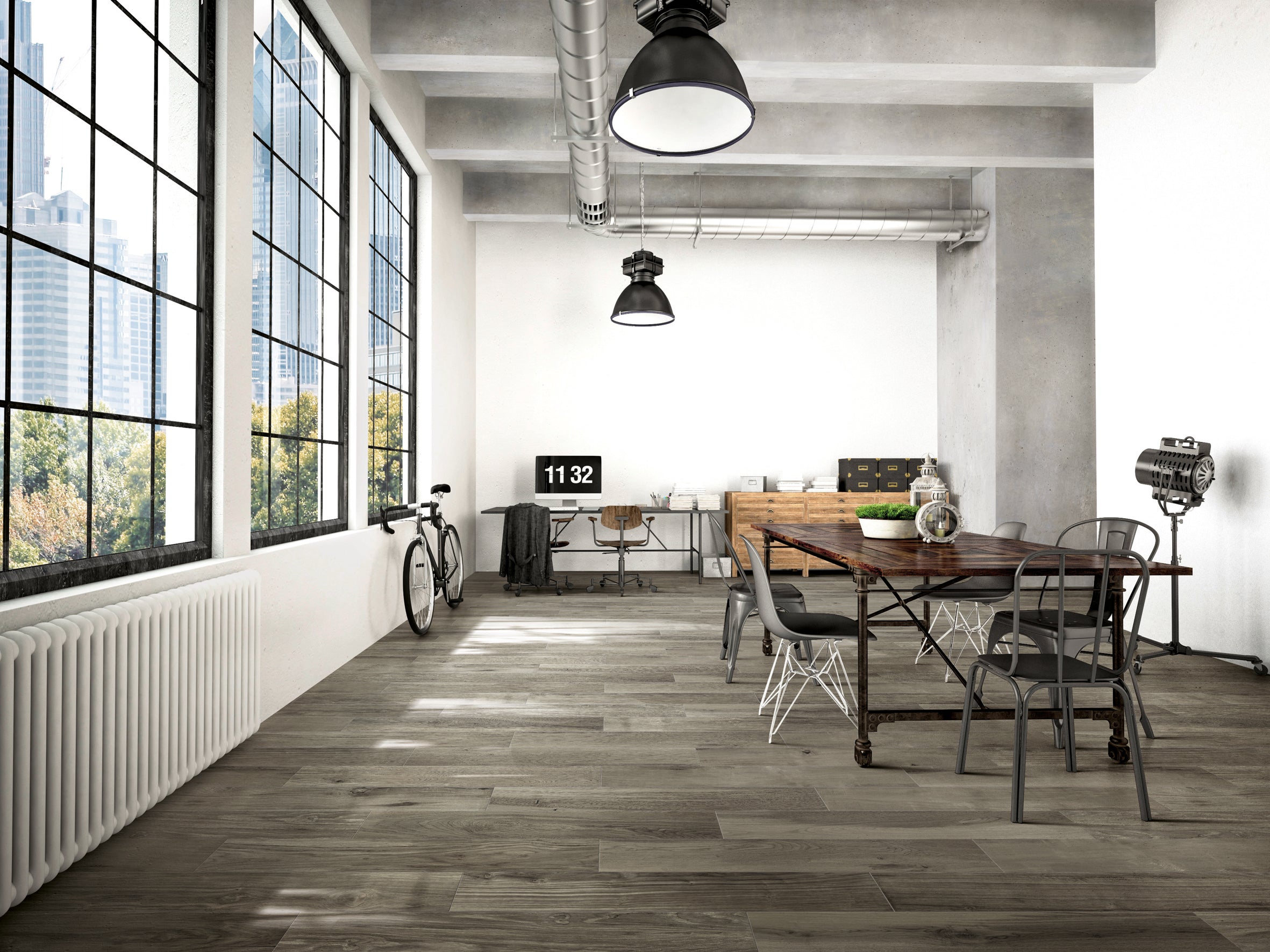 759964 HI-WOOD CHARCOAL DARK OAK MATT 200X1200