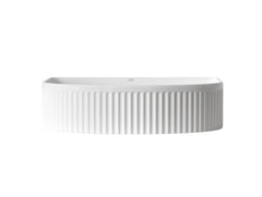 ARCHIE 415X365X100 MATTE WHITE FLUTED BASIN
